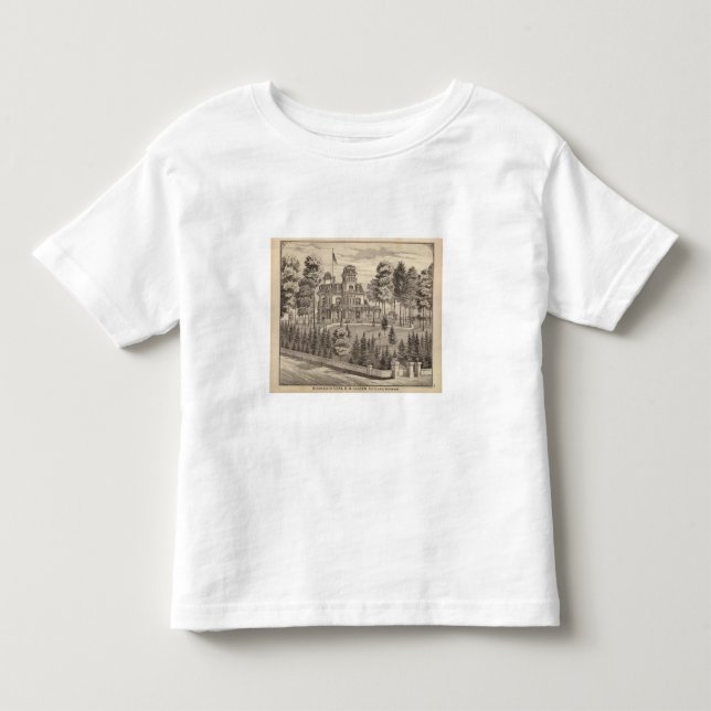 Wohnsitz von Genl HH Baxter in Rutland Vermont Kleinkind T-shirt (Vorderseite)