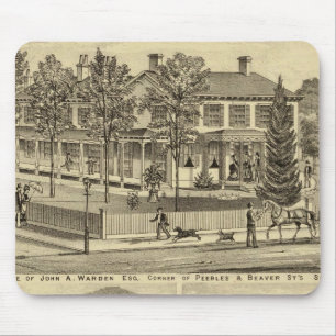 Wohnsitz von John A Warden Sewickley Mousepad