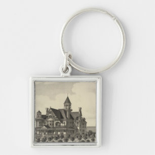 Wohnsitz von John D Knox, Topeka, Kansas Schlüsselanhänger