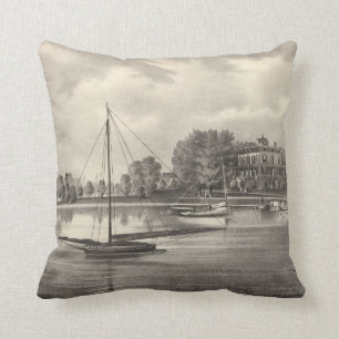 Wohnsitz von Joseph Francis, Toms Fluss, NJ Kissen