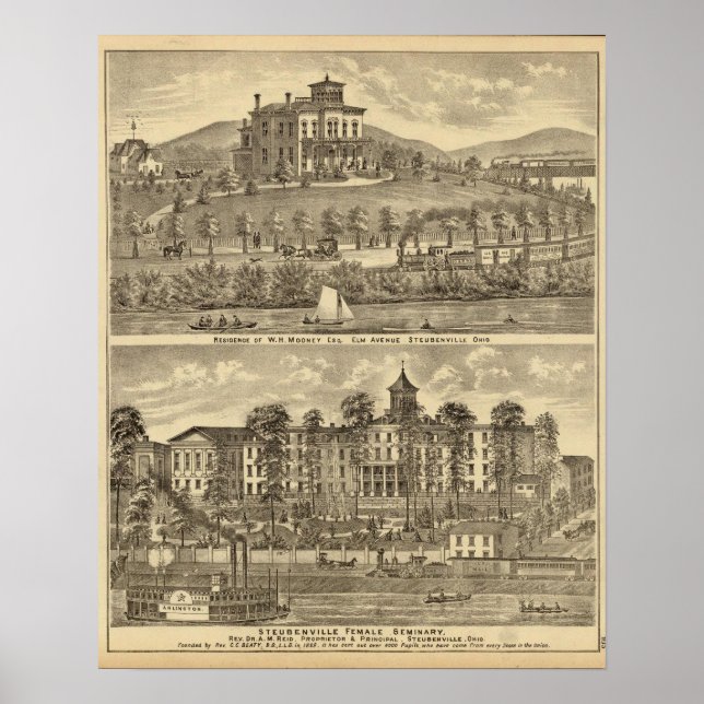 Wohnsitz von WH Mooney Poster (Vorne)