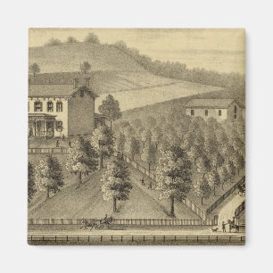 Wohnsitz von William Schrader Magnet