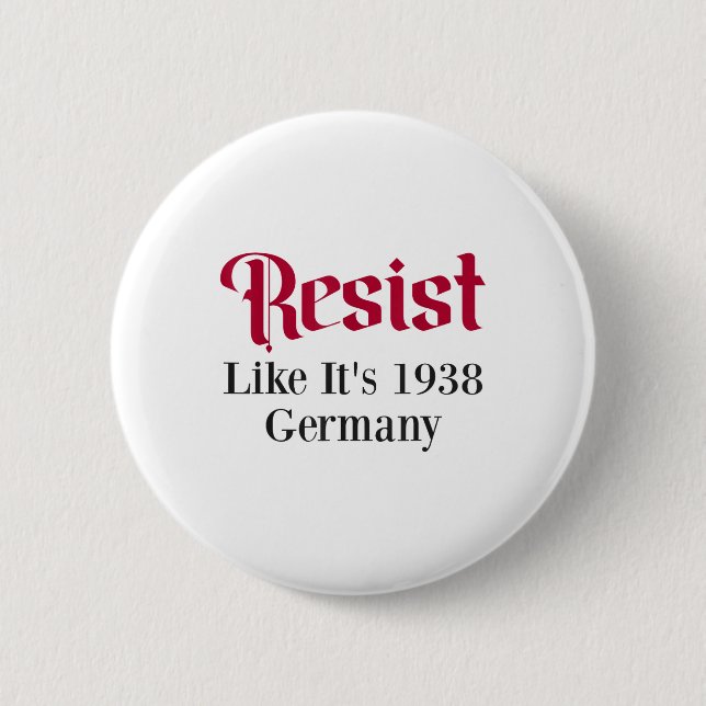 Wohnsitz wie 1938 Deutschland Button (Vorderseite)