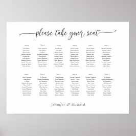 WOHNSITZENCHART HORIZONTAL 9, POSTER