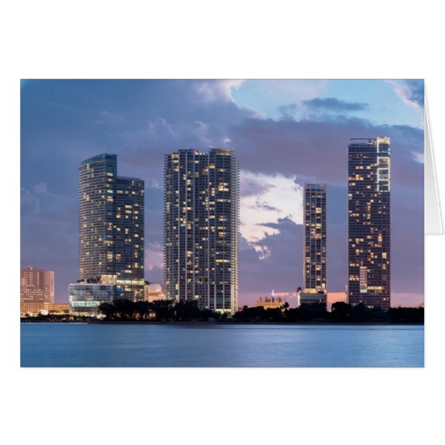 Wohntürme an der Küste von Miami (Vorderseite (Horizontal))