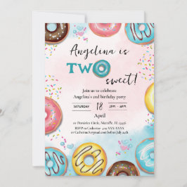 Wohnung 2. Geburtstagskarte. Einladung