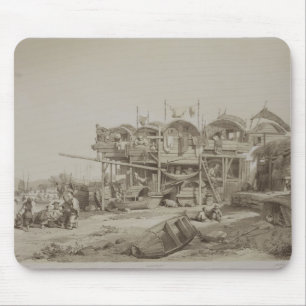 Wohnung für die Armen im inneren Hafen von Macao, Mousepad