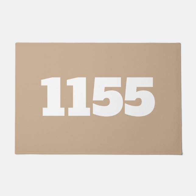 Wohnung oder Arbeitsplatz in der Nähe des Doormat  Fußmatte (Vorderseite)