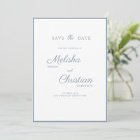 Wohnung Save the Date Karte für eine Hochzeit.