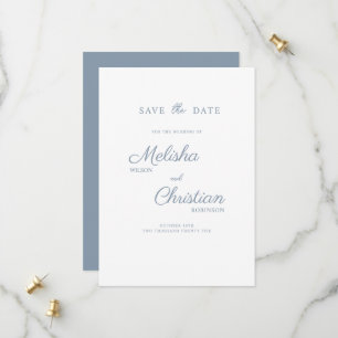 Wohnung Save the Date Karte für eine Hochzeit.