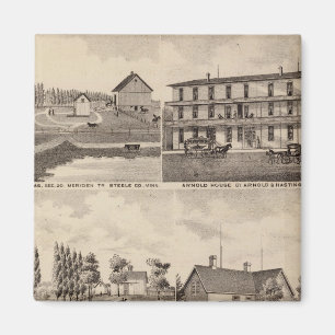 Wohnungen, landwirtschaftliche Betriebe und Untern Magnet