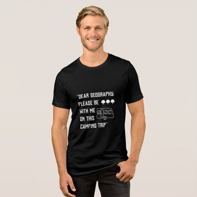 Wohnungsleben Tri-Blend Shirt (Vorderseite voll)
