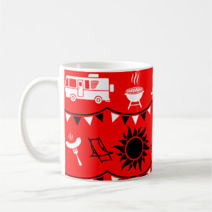 Wohnwagen Camping Dekor Kaffeetasse