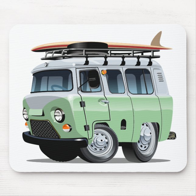 Wohnwagen Cartoon Mousepad (Vorne)
