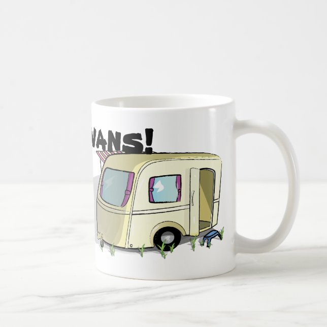 Wohnwagen! Kaffeetasse (Rechts)