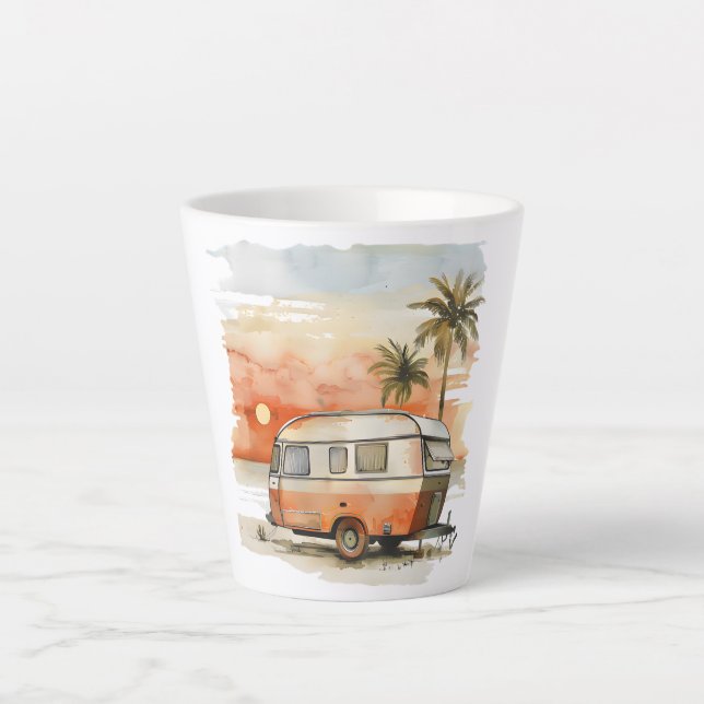 Wohnwagen Milchtasse (Vorderseite)