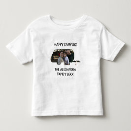 Wohnwagen mit Wohnwagen Foto Happy Camper Kleinkind T-shirt