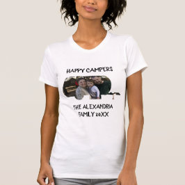 Wohnwagen mit Wohnwagen Foto Happy Camper T-Shirt