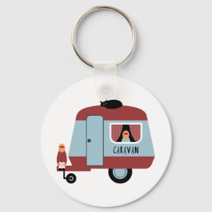 Wohnwagen Schlüsselanhänger