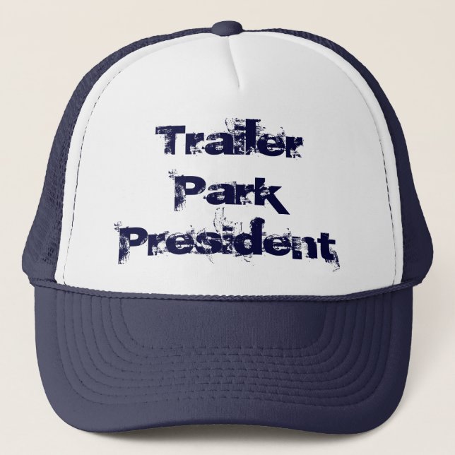 Wohnwagensiedlung-Präsident Hat Truckerkappe (Vorderseite)