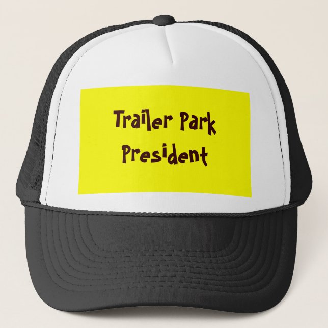Wohnwagensiedlung-Präsident Truckerkappe (Vorderseite)
