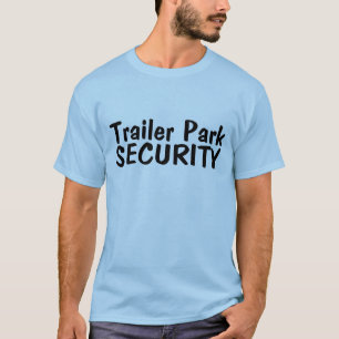 Wohnwagensiedlung-Sicherheit T-Shirt