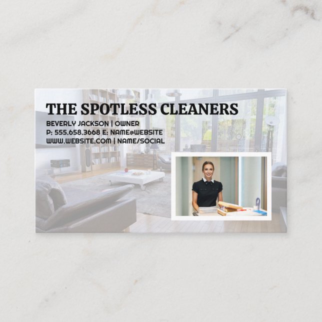 Wohnzimmer | Arbeit Visitenkarte (Vorderseite)