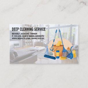 Wohnzimmer   Cleaner Supplier Business Card Visitenkarte