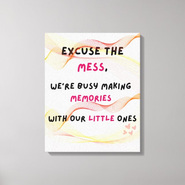 Wohnzimmer Funny Wall Art Leinwanddruck (Vorderseite)