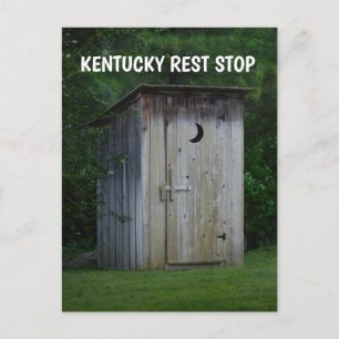 WOHNZIMMER IN KENTUCKY Lustige Postkarte