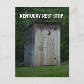 WOHNZIMMER IN KENTUCKY Lustige Postkarte