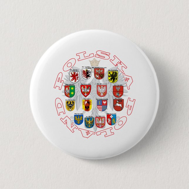 Wojewodztwa Polski Button (Vorderseite)