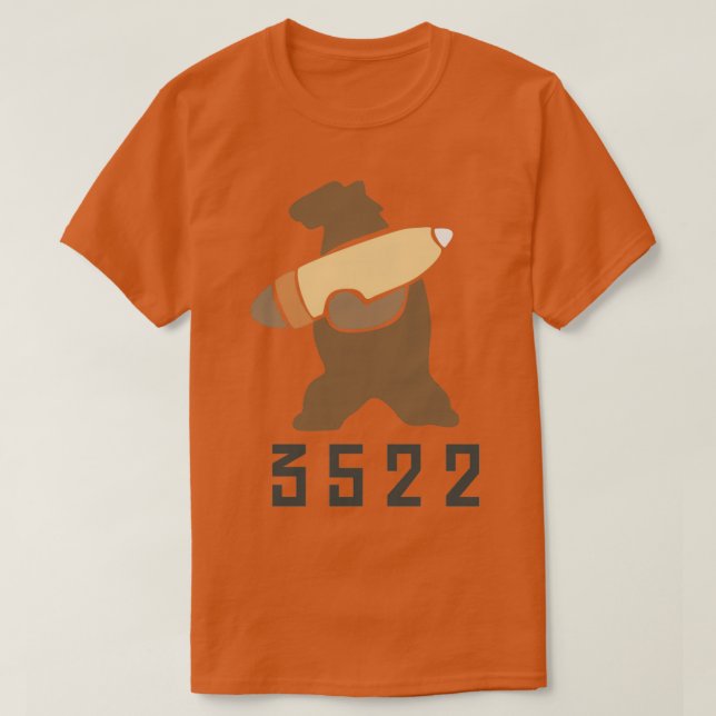 Wojtek the bear Polish Soldier Bear Natural Brown T-Shirt (Design vorne)