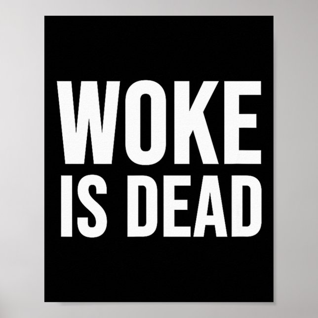 Woke ist tot  poster (Vorne)