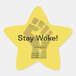 #WokeWednesdays Stern-Aufkleber