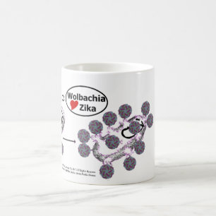 Wolbachia Lieben Zika Tasse von RoseWrites