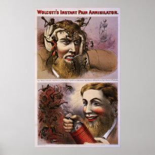 Wolcotts sofortiges Schmerz annihilator Poster