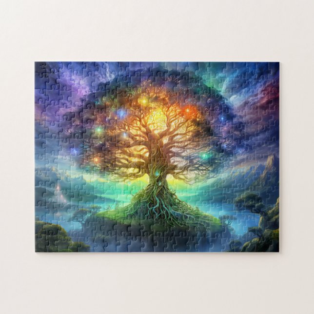 Wold tree Yggdrasil, Mythologie des nördlichen Wik (Horizontal)