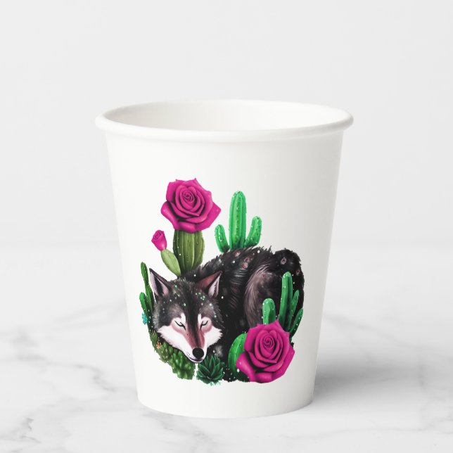 Wolf24: Pappbecher (Vorderseite)