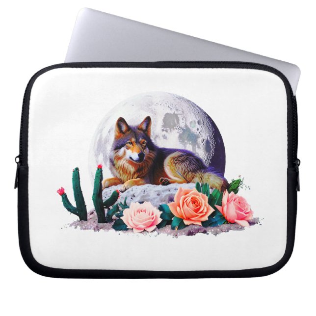 Wolf25: Laptopschutzhülle (Vorderseite)