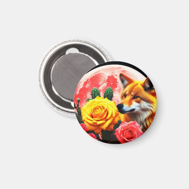 Wolf30: Magnet (Vorderseite/Rückseite)