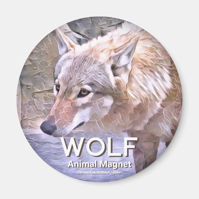 Wolf グ  magnet (Vorne)