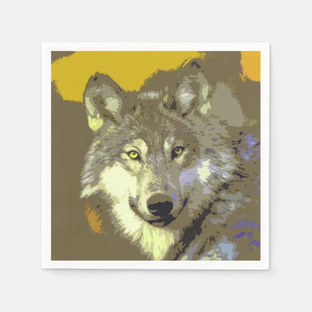 Wolf 045 serviette (Vorderseite)