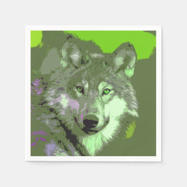 Wolf 046 serviette (Vorderseite)