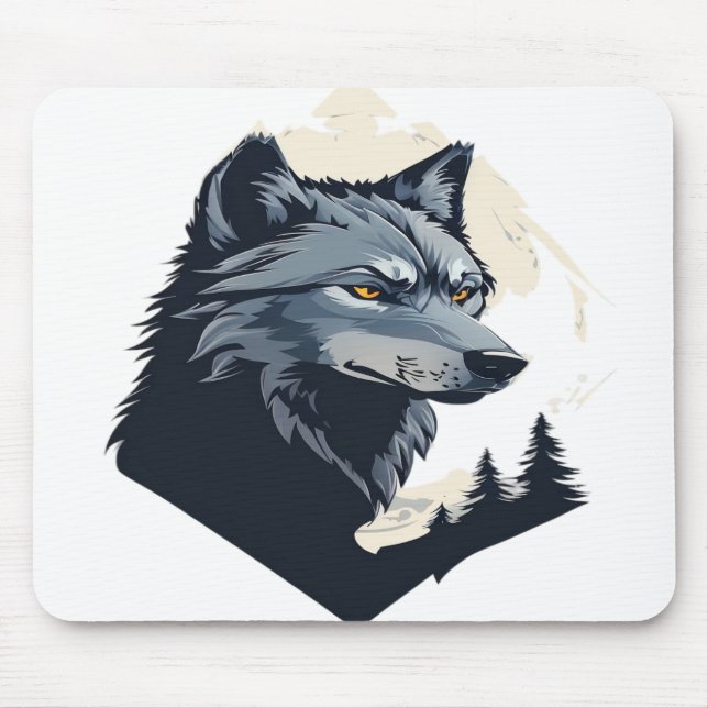 Wolf 05 mousepad (Vorne)