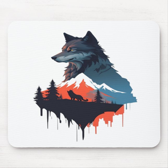 Wolf 07 mousepad (Vorne)