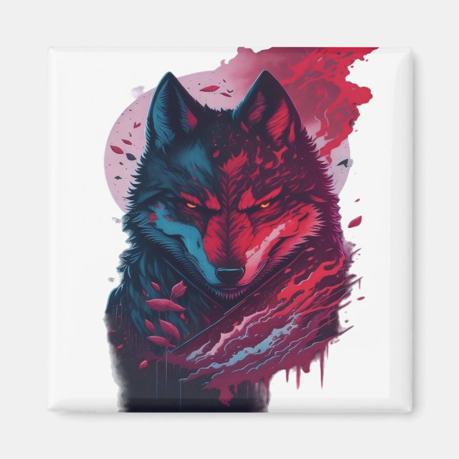 Wolf 16 magnet (Vorne)