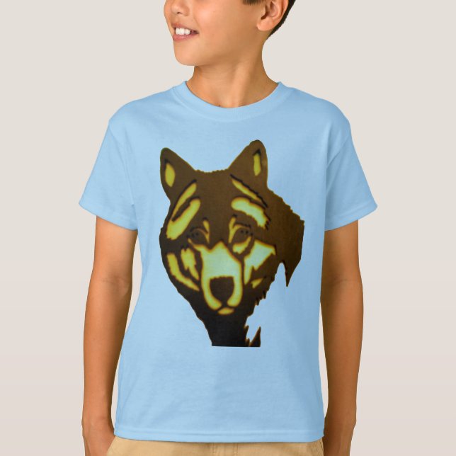 Wolf 1 Kid's T - Shirt (Vorderseite)