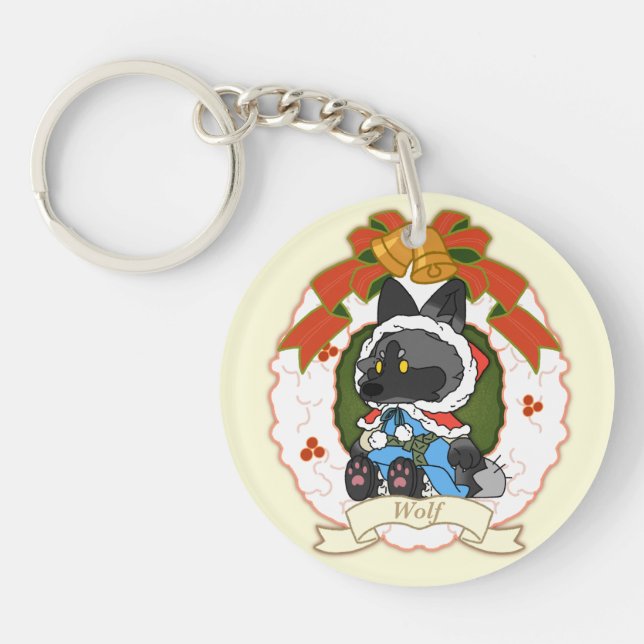 wolf Acrylic Keychain (Devant)