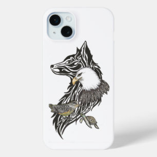 Wolf, Adler, Schildkröte, Holzschwanz, Tierführer Case-Mate iPhone Hülle